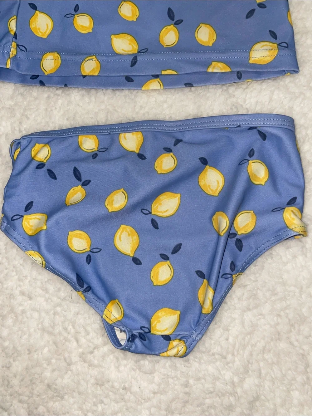 Carter's Lemon Long Sleeve 2 Piece Swim Suit